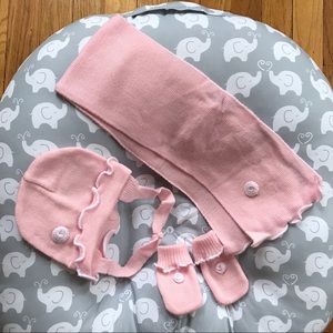 Hat, Scarf & Mittens set